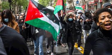 Unas 22 mil personas marchan en Francia en apoyo a Palestina pese a prohibiciones