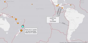 Chile, Guatemala y El Salvador emiten alerta de tsunami tres el sismo de 8.1 grados en el Pacífico