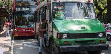Gobierno capitalino garantiza servicio del transporte público