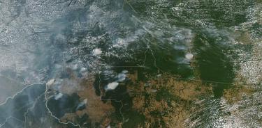 Detecta NASA monóxido de carbono atmosférico por incendios en Amazonia