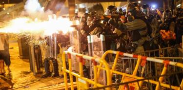 Protestas en Hong Kong terminan en enfrentamientos