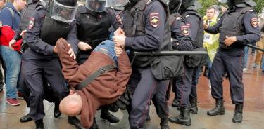 Más de 600 detenidos en nuevas protestas en Rusia
