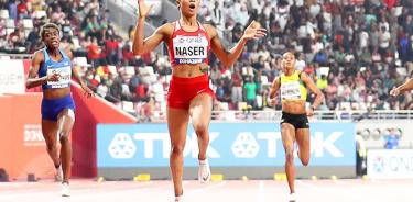 Naser gana los 400 m con marca explosiva de 48.14”