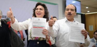 Ivonne Ortega se registra como candidata a la presidencia del PRI