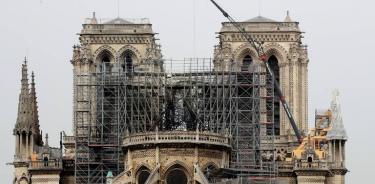 Hay riesgo persistente de que Notre Dame se colapse: Ministerio de Cultura