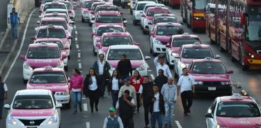 Taxistas desquician la CDMX