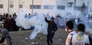 Protestas contra bloqueo de Israel a Gaza dejan 30 heridos