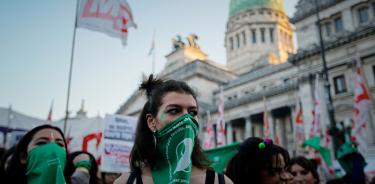 Los pañuelos verdes regresan al Congreso argentino