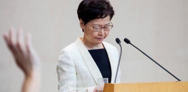 Jefa ejecutiva de Hong Kong retira proyecto de ley de extradición