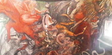 El INBA, sin plan para restaurar el mural Apocalipsis, de Orozco