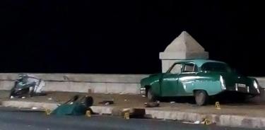 Tres muertos en accidente en el Malecón de La Habana