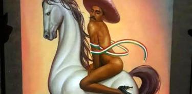 Obra que feminiza a Zapata continuará en Bellas Artes, afirma autor