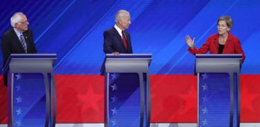 Biden se defiende en el debate demócrata más feroz contra Trump