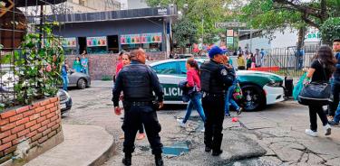 Balacera afuera del metro Copilco deja dos heridos