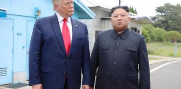 Trump pisa suelo norcoreano en encuentro con Kim Jong-un