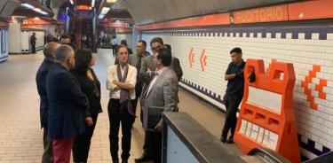 Línea 7 del Metro tendrá escaleras nuevas en un máximo de 18 meses
