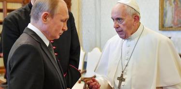 El Papa recibe a Putin en el Vaticano