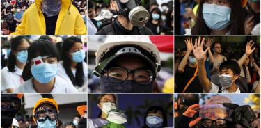Hong Kong, paralizado tras una noche de caos y desafío con máscaras