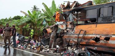 Mueren 65 personas tras chocar dos autobuses en Ghana