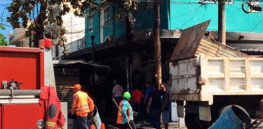 Se incendian puestos del mercado Hidalgo en Veracruz