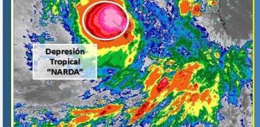 Cancelan clases en Sinaloa por depresión tropical Narda