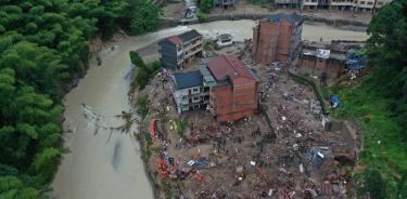 Sube a 32 cifra de muertos por tifón Lekima en China