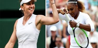 Simona Halep contra Serena Williams en final de Wimbledon