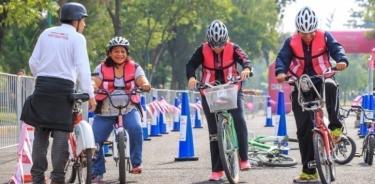 Examen y práctica en bicicleta para sancionados con fotocívicas