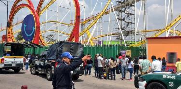 Dos muertos por accidente en juego mecánico de la Feria de Chapultepec