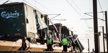 Accidente de tren en Dinamarca causa seis muertos