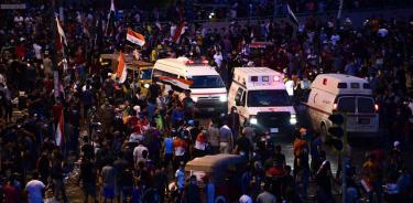 Sube a 63 la cifra de muertos por protestas en Bagdad