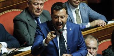 El Senado italiano frena la votación de moción de censura de Salvini