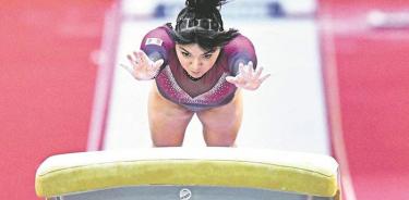 Alexa Moreno, a la final de salto en Mundial de Gimnasia