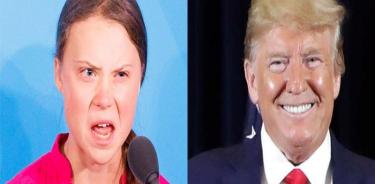 Trump se burla de Greta Thunberg