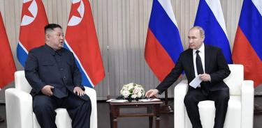 Putin promete ayuda a Kim en su pulso con Trump
