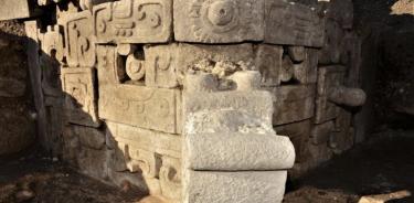 Descubren pasaje en el Palacio del Gobernador, en la zona arqueológica de Uxmal