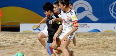 Tri femenil de playa es goleado por España