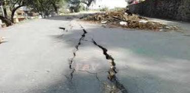 Casi reparada carretera Xochimilco-Tulyehualco tras sismo