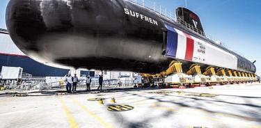 Francia estrena submarino nuclear de última generación