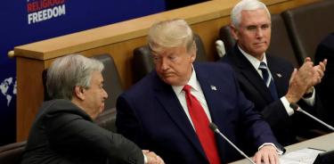 Trump llega por sorpresa a la cumbre del clima de la ONU