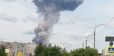 Al menos 80 heridos por explosión en una planta de TNT en Rusia