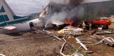 Al menos dos muertos al estrellarse un avión de pasajeros en el este de Rusia
