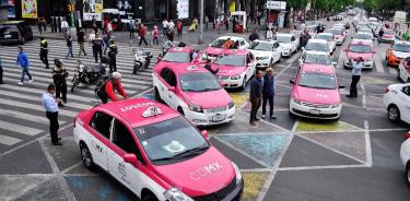 Amagan taxistas con nueva movilización el 21 de octubre