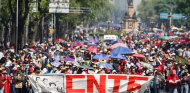 CNTE alista protesta en San Lázaro por leyes secundarias