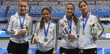 Mexicanos ganan oro y plata en relevos 4x400, en Nápoles 2019