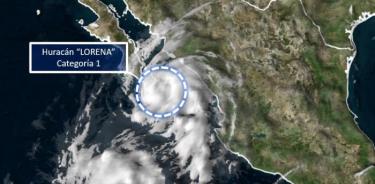 Alerta por huracán Lorena en Loreto, Baja California Sur