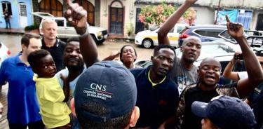 Protestan africanos en Chiapas ante titular de la ACNUR