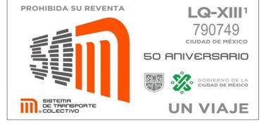 Arranca festejo del 50 aniversario del Metro  con impresión de boleto conmemorativo