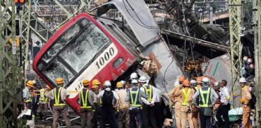 Accidente de tren deja 32 heridos en Japón