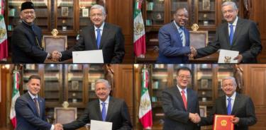 Nuevos embajadores de Indonesia, Sudáfrica, Nicaragua y China